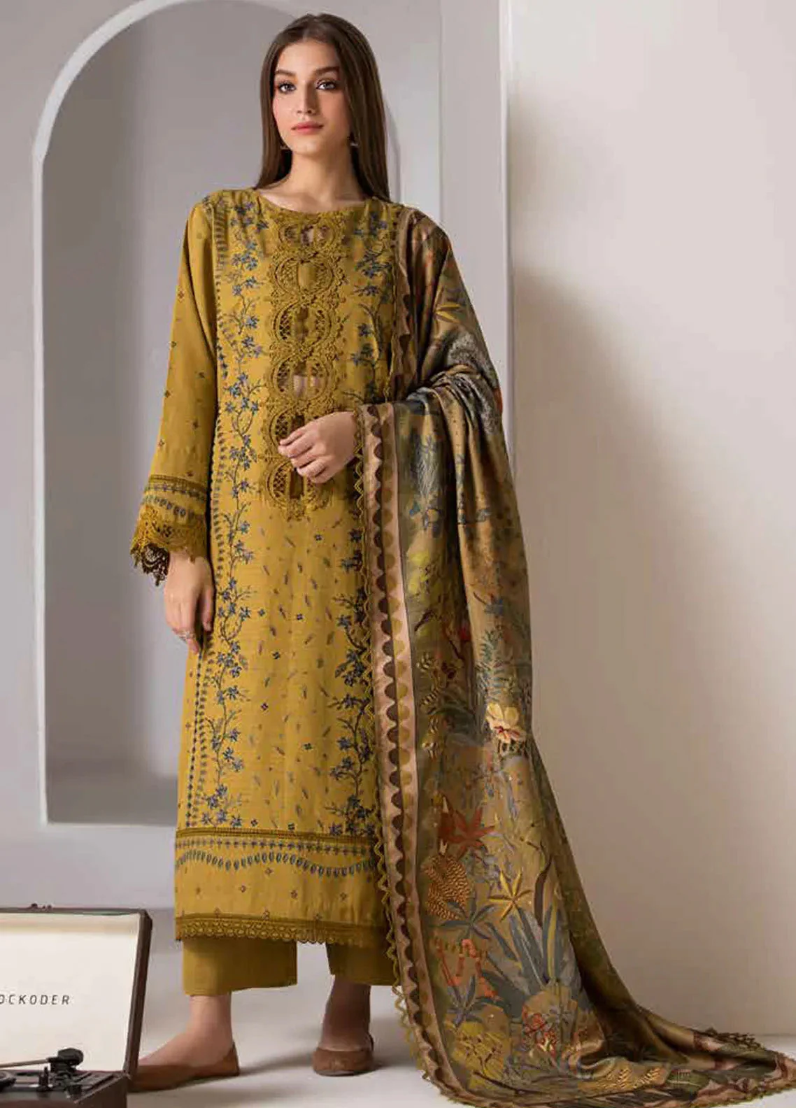 Premium Embroidered 3 Piece Lawn Suit | Unstitched Lawn Suits Pakistan